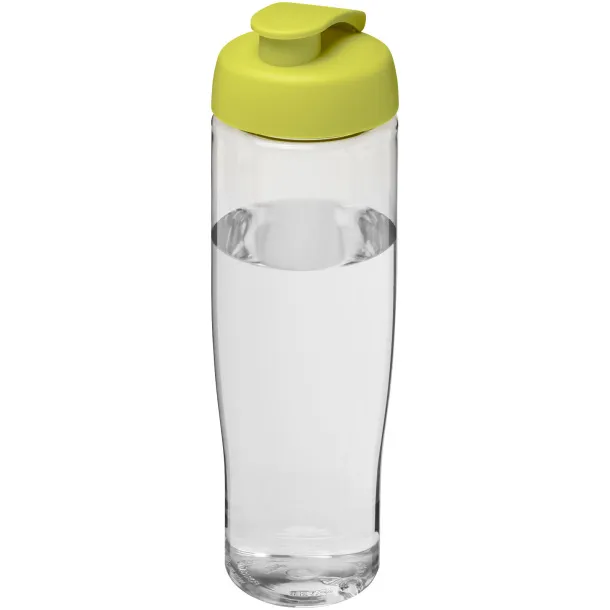 H2O Tempo® 700 ml flip lid sport bottle - Unbranded White Lime