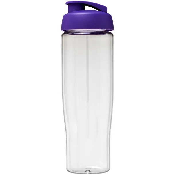 H2O Tempo® 700 ml flip lid sport bottle - Unbranded White Purple