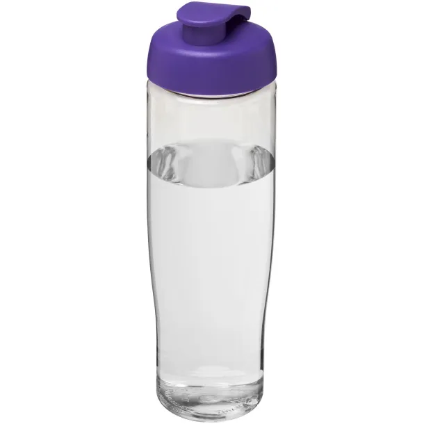 H2O Tempo® 700 ml flip lid sport bottle - Unbranded White Purple