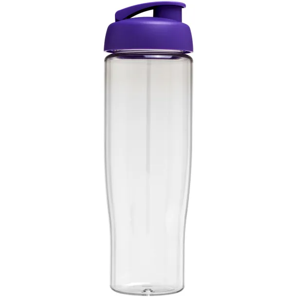 H2O Tempo® 700 ml flip lid sport bottle - Unbranded White Purple