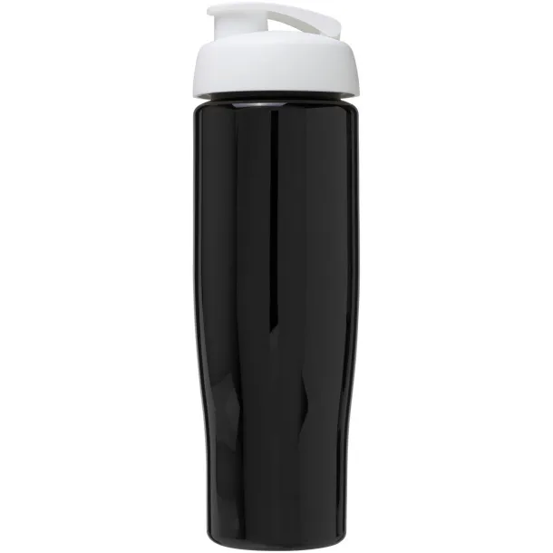 H2O Tempo® 700 ml flip lid sport bottle Solid black White