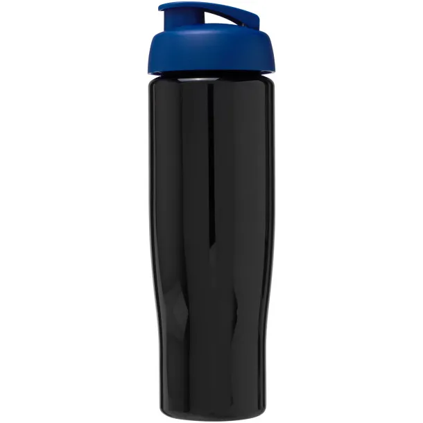 H2O Tempo® 700 ml flip lid sport bottle Solid black Blue