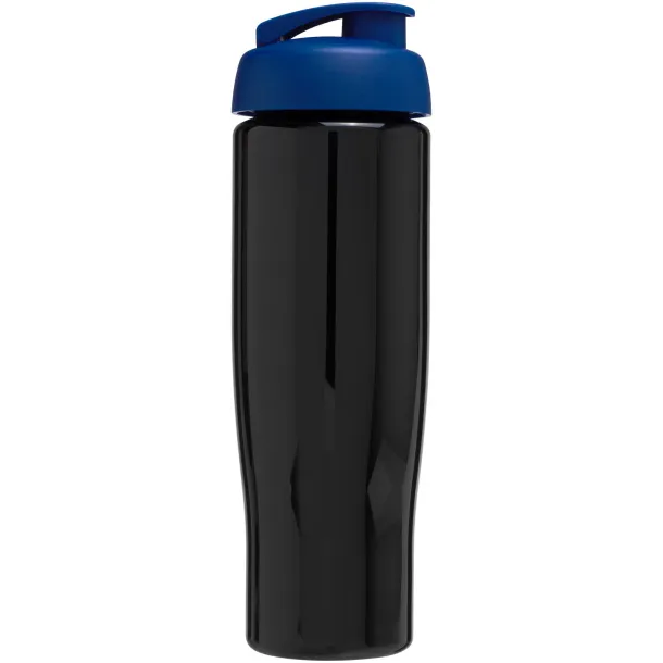 H2O Tempo® 700 ml flip lid sport bottle Solid black Blue