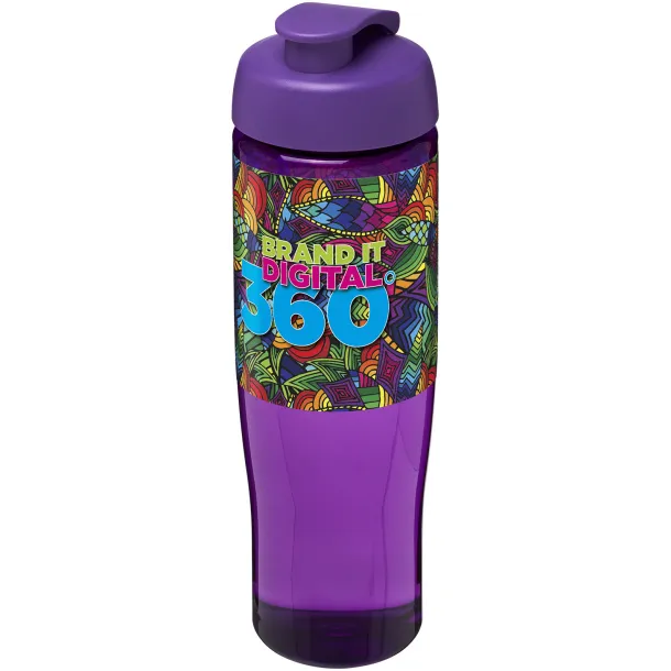 H2O Tempo® 700 ml flip lid sport bottle Purple