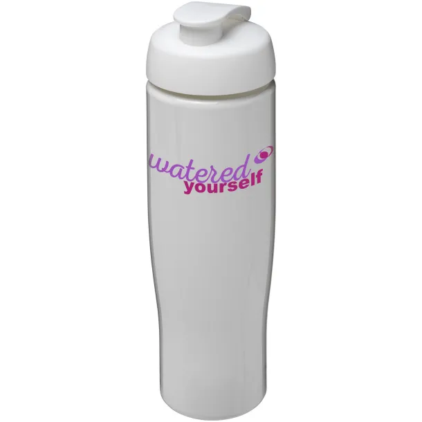 H2O Tempo® 700 ml flip lid sport bottle - Unbranded White