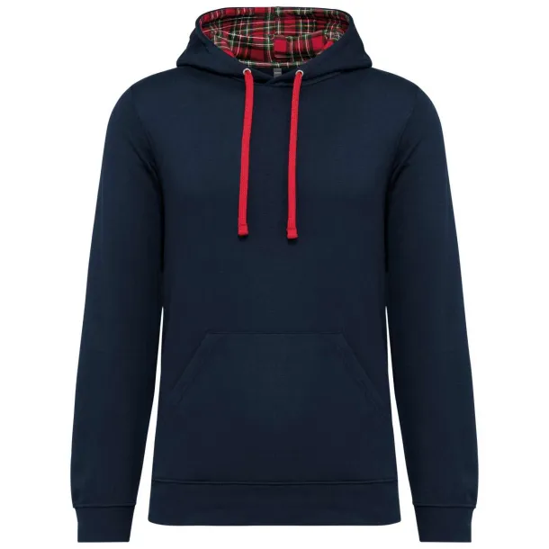  UNISEX CONTRAST PATTERNED HOODED SWEATSHIRT - Kariban Catalog