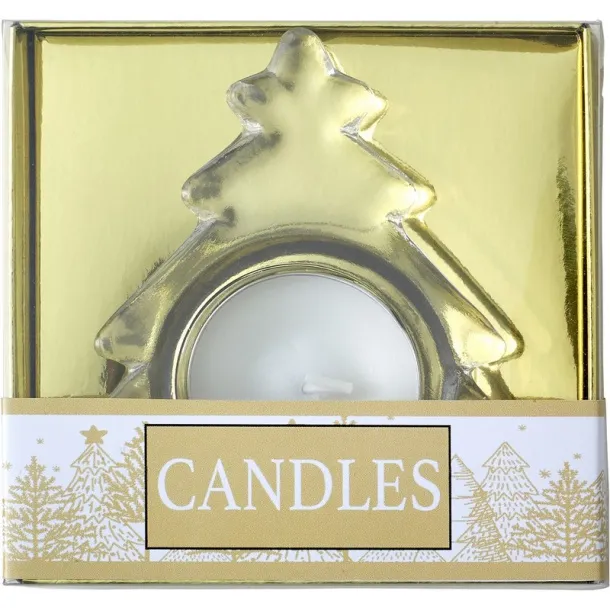  Candle holder "Christmas tree" gold