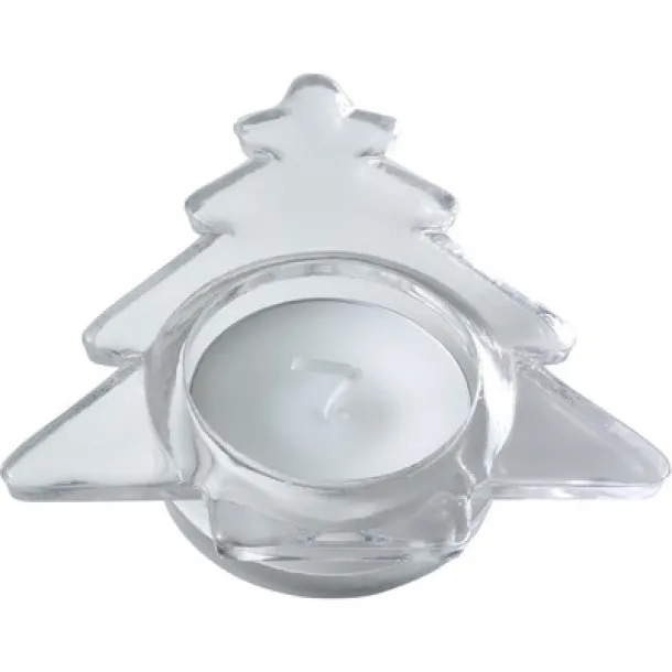  Candle holder "Christmas tree" silver