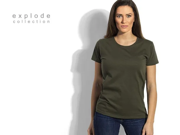 DONNA women’s t-shirt - EXPLODE Olive green