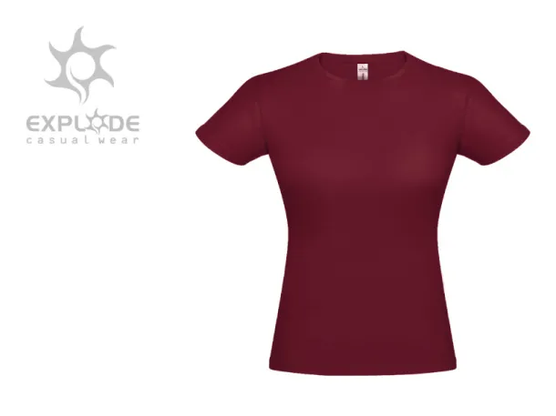 DONNA women’s t-shirt - EXPLODE Burgundy