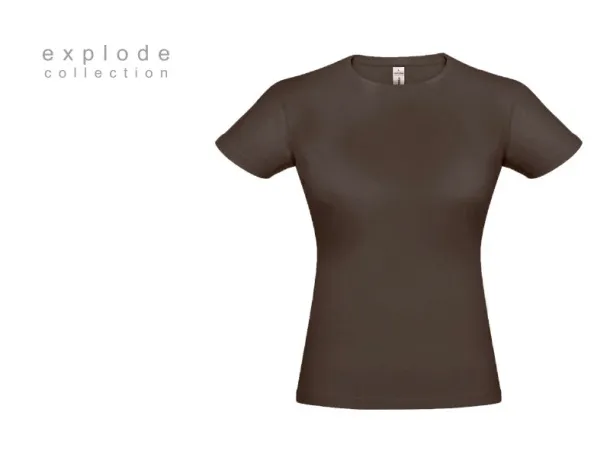 DONNA women’s t-shirt - EXPLODE Brown