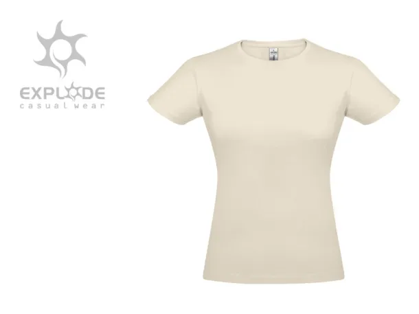 DONNA women’s t-shirt - EXPLODE Cream Bež