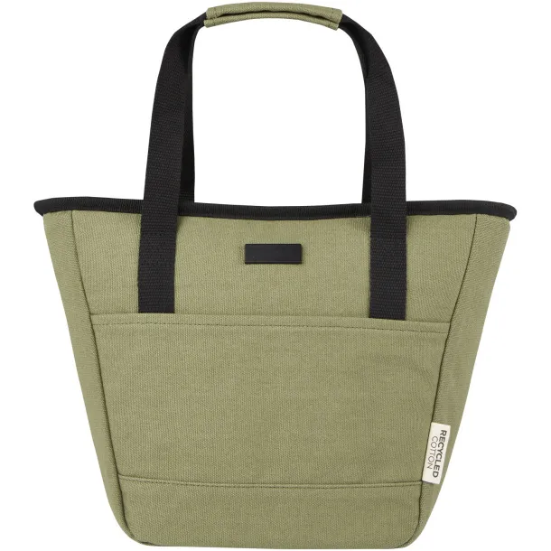 Joey 9-can GRS recycled canvas lunch cooler bag 6L Olive