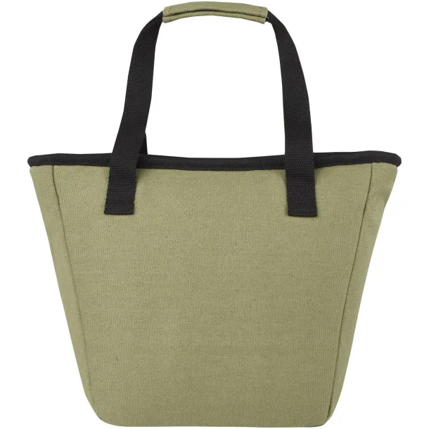 Joey 9-can GRS recycled canvas lunch cooler bag 6L - Unbranded Olive