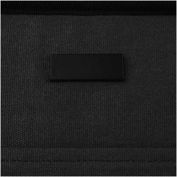 Joey 9-can GRS recycled canvas lunch cooler bag 6L Crna