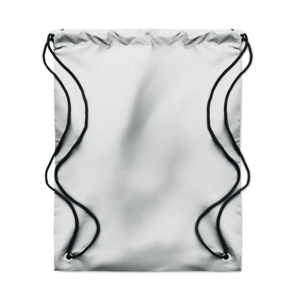 SHOOP REFLECTIVE 4eflective drawstring bag Silver