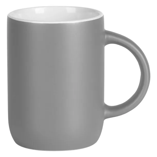 AGNES Stoneware mug, 310 ml - CASTELLI Dark gray