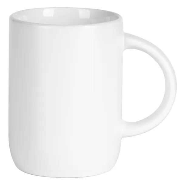 AGNES Stoneware mug, 310 ml - CASTELLI White