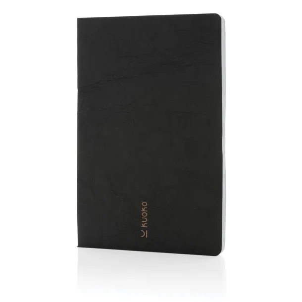  Salton luksuzni notes od natron papira, A5 - XD Collection Crna
