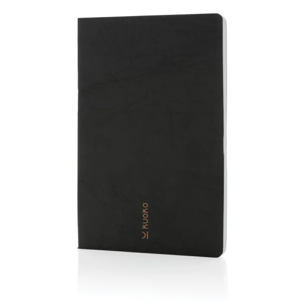  Salton luksuzni notes od natron papira, A5 - XD Collection Crna