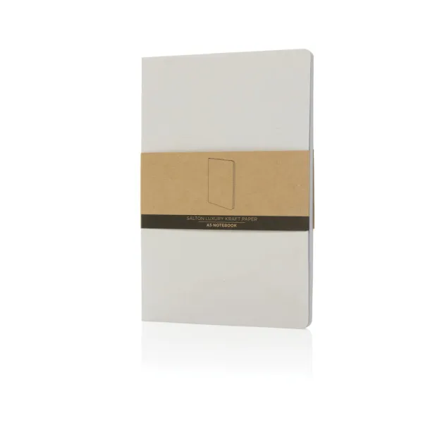  Salton luxury kraft paper notebook A5 - XD Collection White 