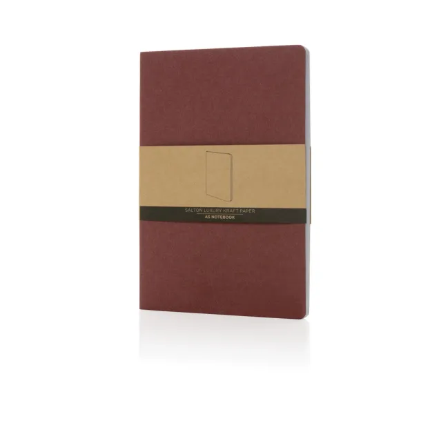  Salton luksuzni notes od natron papira, A5 - XD Collection cherry red