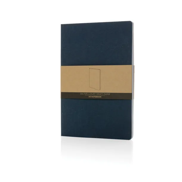  Salton luksuzni notes od natron papira, A5 - XD Collection Plava 