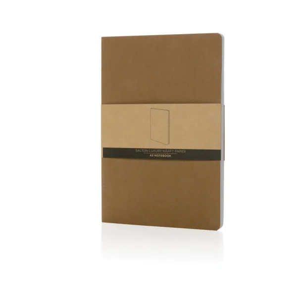  Salton luxury kraft paper notebook A5 - XD Collection brown 