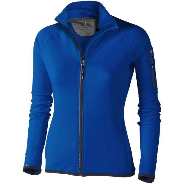 Mani power fleece full zip ladies jacket - Elevate Life Blue