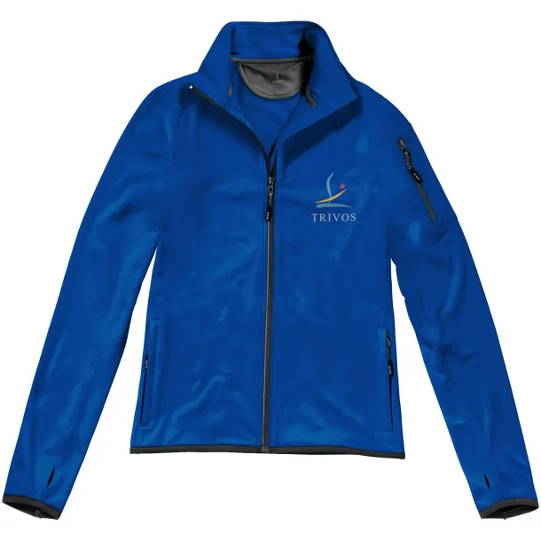 Mani power fleece full zip ladies jacket - Elevate Life Blue