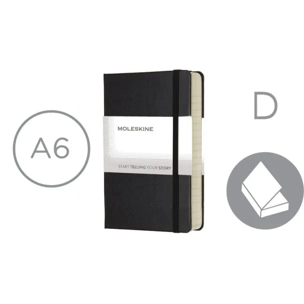  MOLESKINE diary A6 Crna