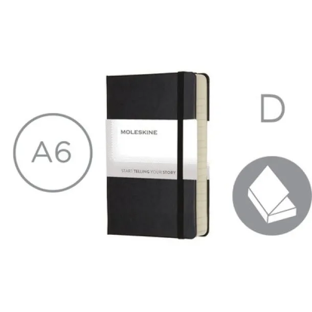  MOLESKINE dnevnik A6 Crna