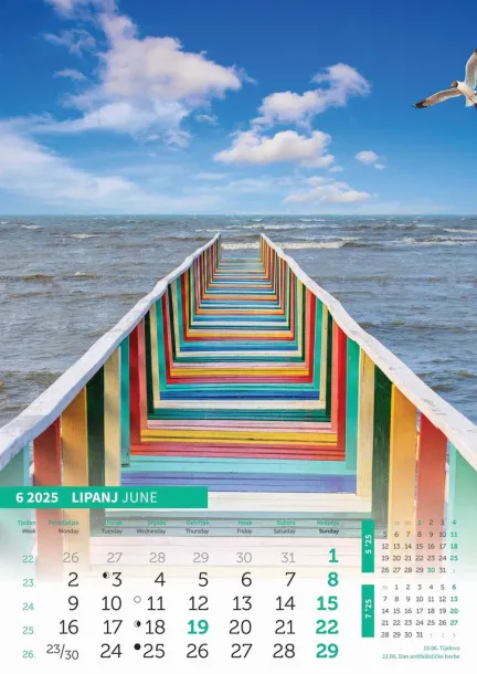  "IGRE BOJA" color calendar Color