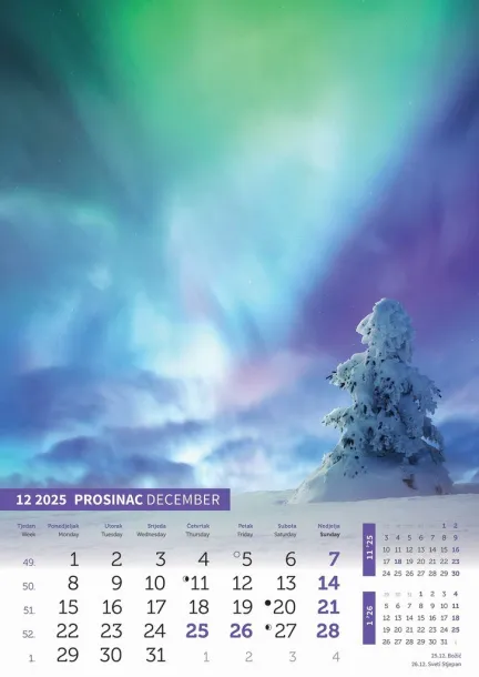  "IGRE BOJA" color calendar Color