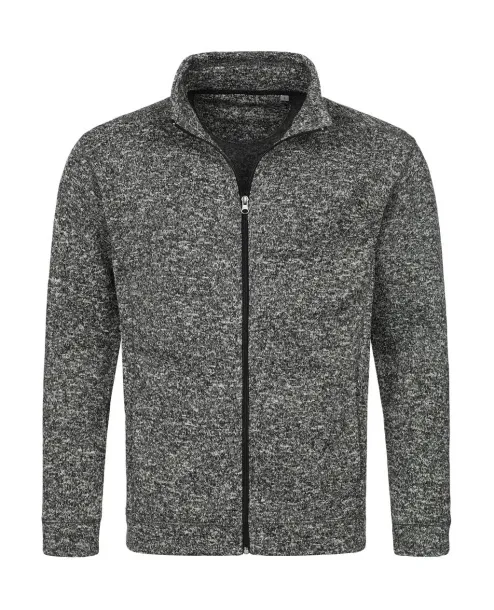  Knit Fleece Jacket - Stedman Dark Grey Melange