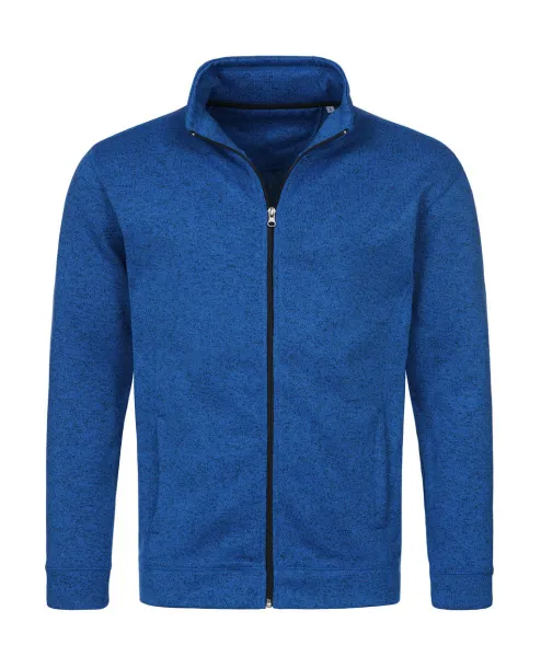  Knit Fleece Jacket - Stedman Blue Melange