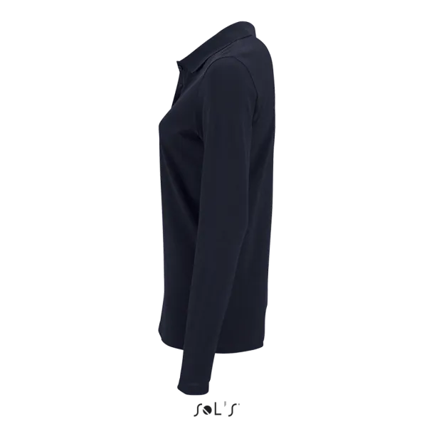  Ženska polo pique majica dugih rukava, 180 g/m2 - SOL'S French Navy