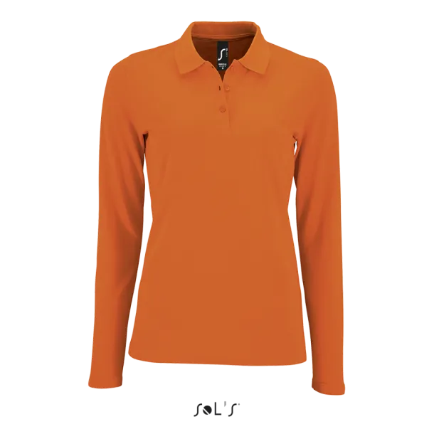  SOL'S PERFECT LSL WOMEN - LONG-SLEEVE PIQUÉ POLO SHIRT - SOL'S Orange