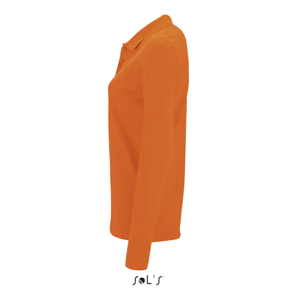  Ženska polo pique majica dugih rukava, 180 g/m2 - SOL'S Narančasta
