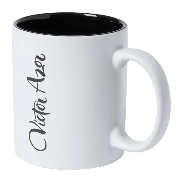 Kulmer mug Black White