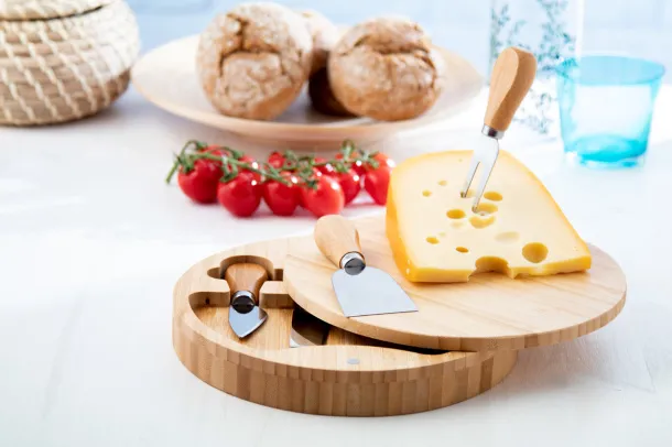 Abbamar cheese cutting board Natural