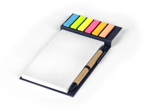 SKY biodegradable notebook with biodegradable ball pen Blue