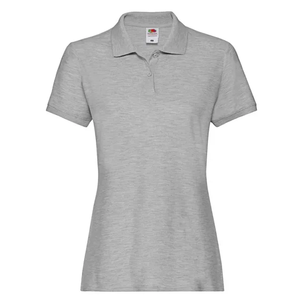  Ženska premium polo majica, 180 g/m² - Fruit of the Loom Athletic Heather