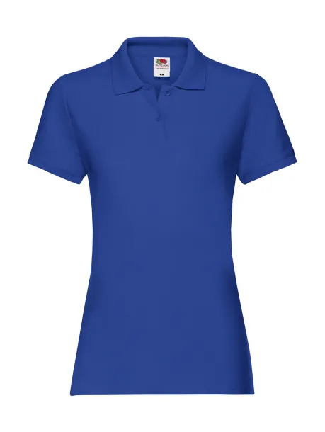  Ladies Premium Polo - Fruit of the Loom Royal blue