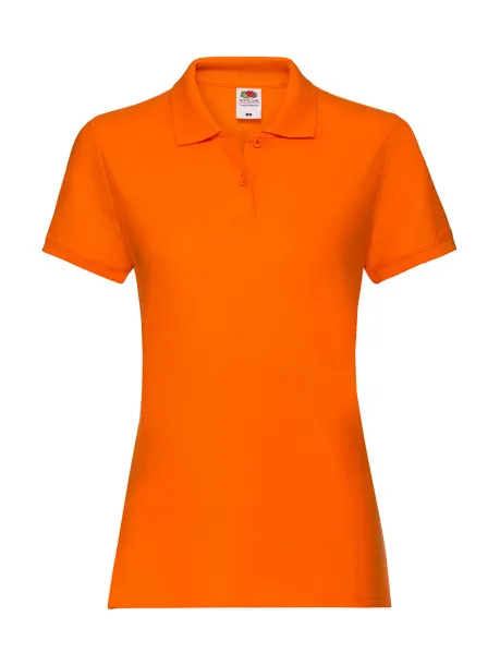  Ženska premium polo majica, 180 g/m² - Fruit of the Loom Narančasta