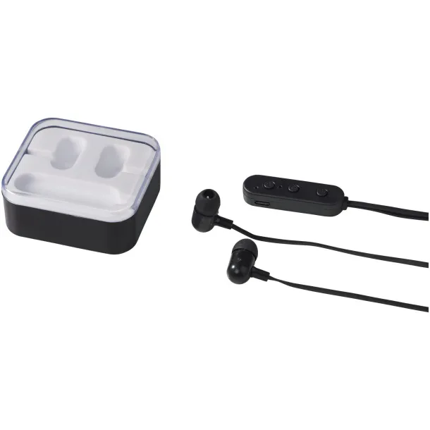 Colour-pop Bluetooth® earbuds - Bullet Solid black
