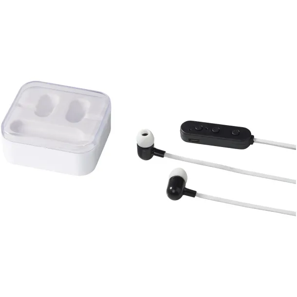 Colour-pop Bluetooth® earbuds - Bullet White
