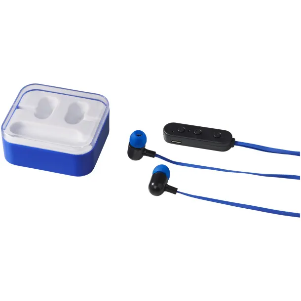 Colour-pop Bluetooth® earbuds - Bullet Royal blue