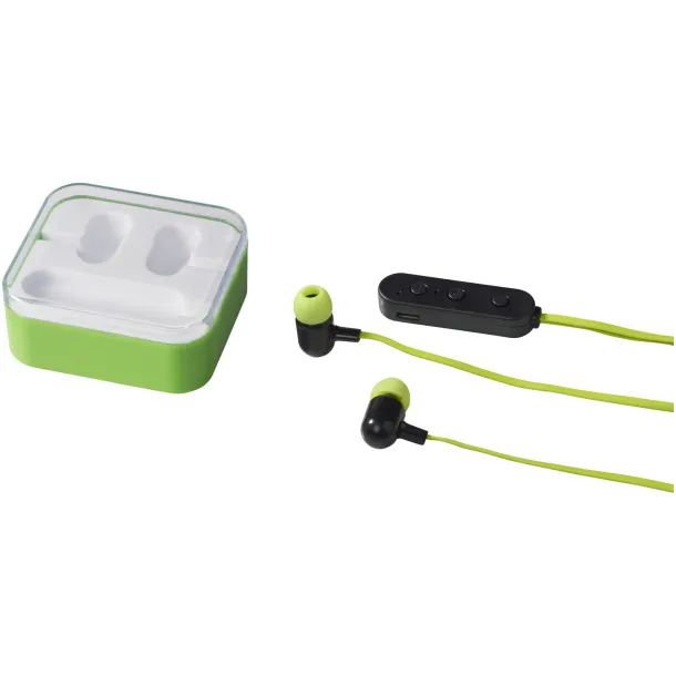 Colour-pop Bluetooth® earbuds - Bullet Lime