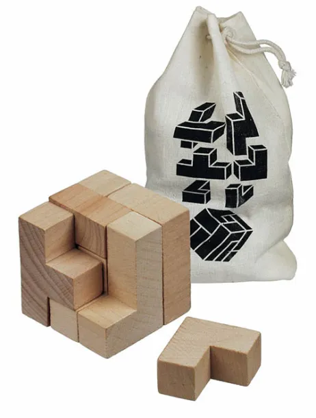 CUBE Puzzle game Beige